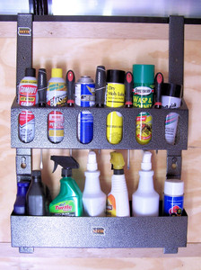 Organize Tools & Aerosol Cans | Bolt-On Trailer Mount | Hardscaping Solution