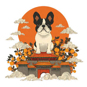 Cute French Bulldog V10 Vinyl Car Decal Sticker – Waterproof & UV-Resistant 6.826666666666667"