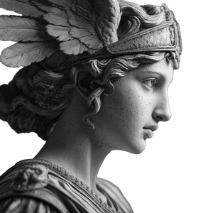 Greek Goddess Nike V2 Vinyl Car Decal Sticker – Waterproof & UV-Resistant 3.4133333333333336"