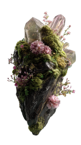 Mossy Floating Rock V3 Vinyl Car Decal Sticker – Waterproof & UV-Resistant 4.8533333333333335"