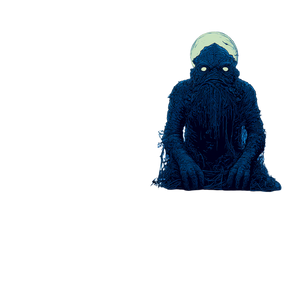 Colossal Fish Humanoid Vinyl Car Decal Sticker – Waterproof & UV-Resistant 3.4133333333333336"