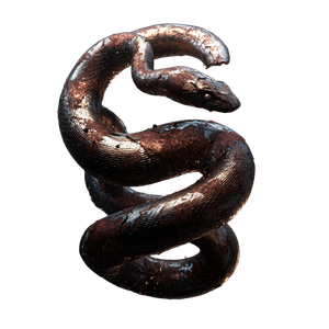 Metallic Shedding Snake Vinyl Car Decal Sticker – Waterproof & UV-Resistant 3.4133333333333336"