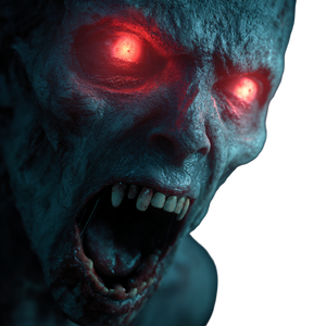 Terrifying Glowing Zombie V2 Vinyl Car Decal Sticker – Waterproof & UV-Resistant 3.4133333333333336"