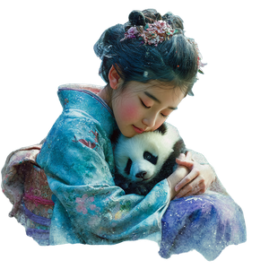 Maiko And Panda V2 Vinyl Car Decal Sticker – Waterproof & UV-Resistant 6.826666666666667"