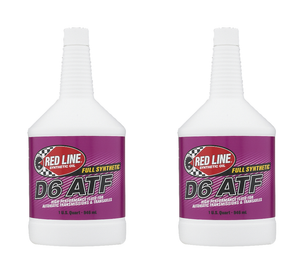 2x Red Line Oil D6 ATF | Full Synthetic Auto Trans Fluid | 1 Quart Bottle, Superior Performance