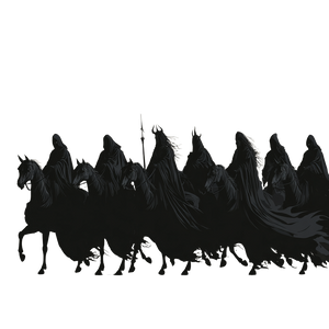 Nazgul Riders Vinyl Car Decal Sticker – Waterproof & UV-Resistant 3.4133333333333336"
