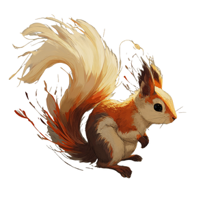 Fantastic Squirrel Creature V3 Vinyl Car Decal Sticker – Waterproof & UV-Resistant 3.4133333333333336"