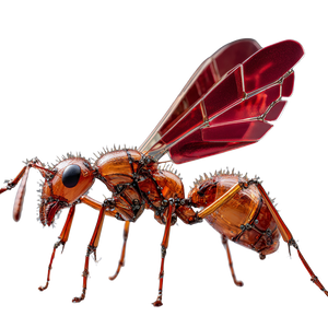 Robotic Leafcutter Ant Vinyl Car Decal Sticker – Waterproof & UV-Resistant 3.4133333333333336"