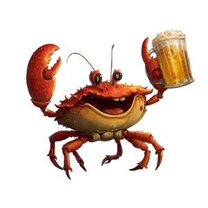 Drunk Cheering Crab V2 Vinyl Car Decal Sticker – Waterproof & UV-Resistant 3.4133333333333336" Drunk Cheering Crab V2 Vinyl Car Decal Sticker – Waterproof & UV-Resistant 3.4133333333333336"