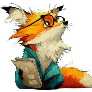 Fox Mascot Illustration V2 Vinyl Car Decal Sticker – Waterproof & UV-Resistant 3.4133333333333336"