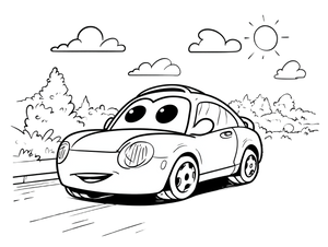 Smiling Car Vinyl Car Decal Sticker – Waterproof & UV-Resistant 6.1866666666666665"