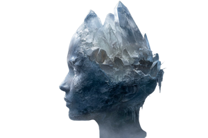 Crystal Human Form Vinyl Car Decal Sticker – Waterproof & UV-Resistant 2.986666666666667"