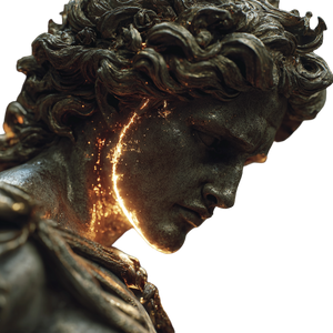 Apollo Sun God Vinyl Car Decal Sticker – Waterproof & UV-Resistant 3.4133333333333336"