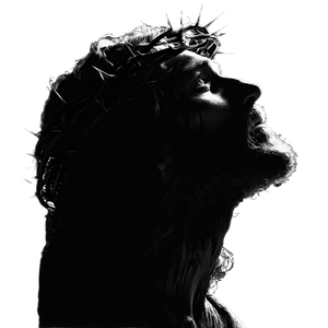 Jesus Silhouette V2 Vinyl Car Decal Sticker – Waterproof & UV-Resistant 3.4133333333333336"