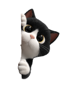 Cute Cartoon Cat V46 Vinyl Car Decal Sticker – Waterproof & UV-Resistant 4.1066666666666665"