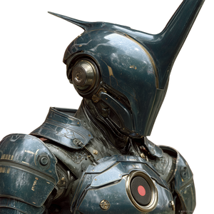 Cybernetic Samurai Warrior V2 Vinyl Car Decal Sticker – Waterproof & UV-Resistant 6.826666666666667"