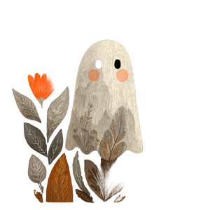 Cute Folk Ghost Vinyl Car Decal Sticker – Waterproof & UV-Resistant 3.4133333333333336"