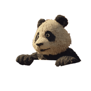 Panda Suit Man V2 Vinyl Car Decal Sticker – Waterproof & UV-Resistant 6.826666666666667"