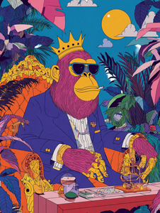 Opulent Orangutan Vinyl Car Decal Sticker – Waterproof & UV-Resistant 4.1066666666666665" Opulent Orangutan Vinyl Car Decal Sticker – Waterproof & UV-Resistant 4.1066666666666665"