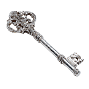 Victorian Metallic Key V3 Vinyl Car Decal Sticker – Waterproof & UV-Resistant 3.4133333333333336"
