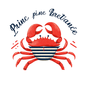 Vintage Crab Illustration Vinyl Car Decal Sticker – Waterproof & UV-Resistant 3.4133333333333336"
