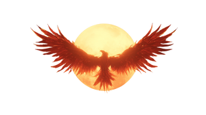 Mythical Phoenix Sunlit V2 Vinyl Car Decal Sticker – Waterproof & UV-Resistant 5.4