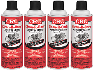 4x CRC Industries Carburetor Cleaner | Clean-R-Carb | Instantly Dissolves Deposits | Improves Fuel System Performance