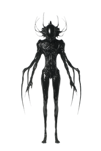 Surreal Symbiotic Creature V2 Vinyl Car Decal Sticker – Waterproof & UV-Resistant 8.96"