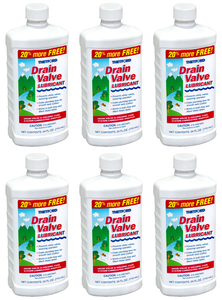 6x Smooth & Easy Holding Tank Drain Valve Lubrication | 100% Biodegradable 24oz Bottle