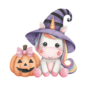 Kawaii Unicorn Witch V3 Vinyl Car Decal Sticker – Waterproof & UV-Resistant 6.826666666666667"