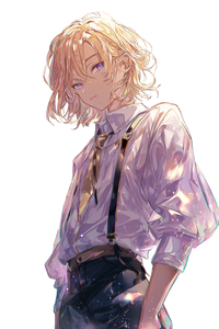 Handsome Anime Boy V5 Vinyl Car Decal Sticker – Waterproof & UV-Resistant 8.96"
