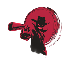 Mysterious Shadow Logo Vinyl Car Decal Sticker – Waterproof & UV-Resistant 3.4133333333333336"