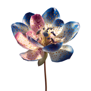 Vintage Botanical Flower V4 Vinyl Car Decal Sticker – Waterproof & UV-Resistant 3.4133333333333336"
