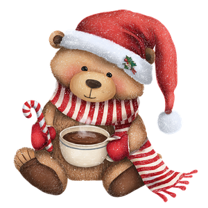 Christmas Bear V5 Vinyl Car Decal Sticker – Waterproof & UV-Resistant 6.826666666666667"