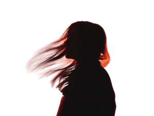 Blurry Girl Silhouette Vinyl Car Decal Sticker – Waterproof & UV-Resistant 3.0933333333333333"