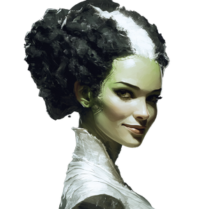 Bride Of Frankenstein V8 Vinyl Car Decal Sticker – Waterproof & UV-Resistant 3.4133333333333336"