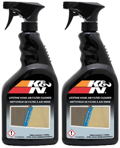 2x Powerful K&N Air Filter Cleaner | Deep Cleans HVAC Filter Surface | Made in USA