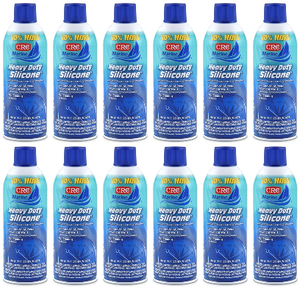 12x CRC Industries Multi Purpose Lubricant | Clean & Odorless Silicone Base | Lubricates & Protects Wood, Nylon, Rubber, Metals, Canvas & Leather