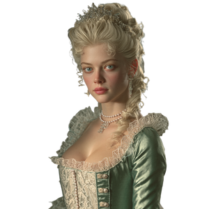 18Th-Century Noblewoman Portrait V2 Vinyl Car Decal Sticker – Waterproof & UV-Resistant 6.826666666666667"