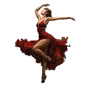 Dancing Girl V35 Vinyl Car Decal Sticker – Waterproof & UV-Resistant 3.4133333333333336"