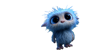 Pixar-Style Furry Creature Vinyl Car Decal Sticker – Waterproof & UV-Resistant 5.4