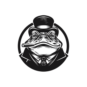 Gangster Frog Logo V3 Vinyl Car Decal Sticker – Waterproof & UV-Resistant 3.4133333333333336"