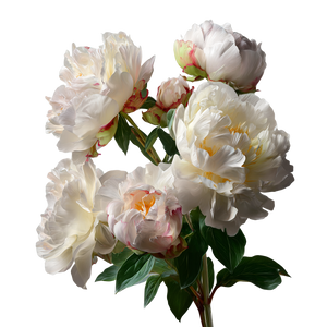Peonies Bouquet V5 Vinyl Car Decal Sticker – Waterproof & UV-Resistant 3.4133333333333336"