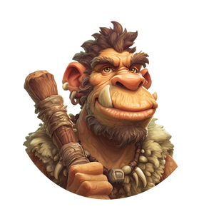 Prehistoric Human Token V2 Vinyl Car Decal Sticker – Waterproof & UV-Resistant 6.826666666666667"