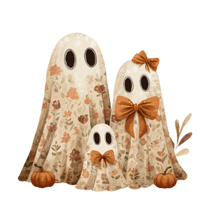 Vintage Ghost Family Vinyl Car Decal Sticker – Waterproof & UV-Resistant 3.4133333333333336"
