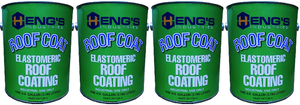 4x Premium Reflective Roof Coating | Protects Asphalt Shingles & More | Non-Toxic White Formula | 1 Gallon