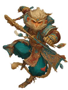 Sun Wukong Card V2 Vinyl Car Decal Sticker – Waterproof & UV-Resistant 4.1066666666666665"