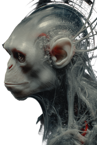 Ape Alien God V2 Vinyl Car Decal Sticker – Waterproof & UV-Resistant 4.4