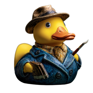 Painter Rubber Duck V2 Vinyl Car Decal Sticker – Waterproof & UV-Resistant 3.4133333333333336"