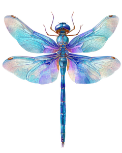 Watercolor Dragonfly Clipart Vinyl Car Decal Sticker – Waterproof & UV-Resistant 4.0"